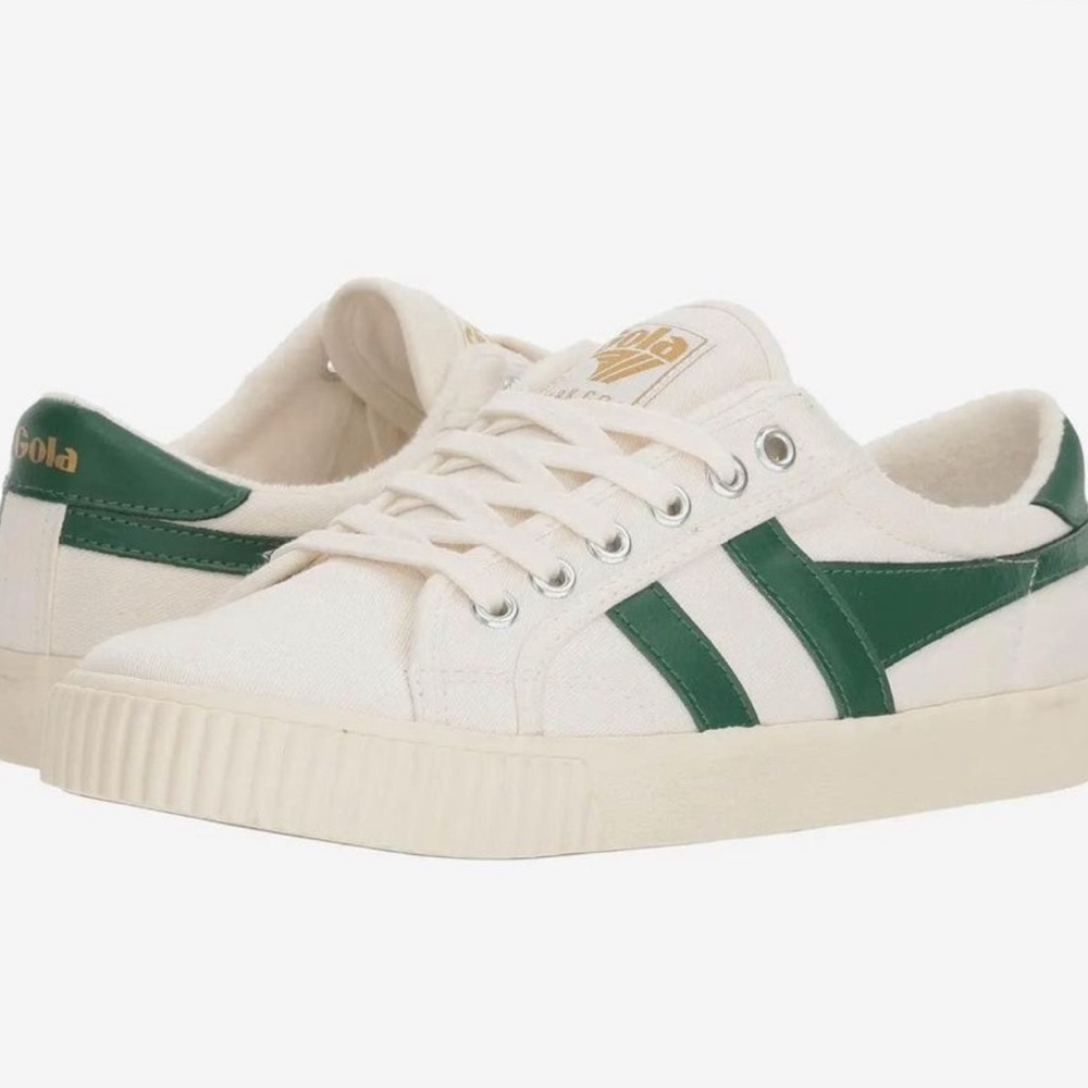 Gola Tennis - Mark Cox shoes off white and green size 7